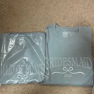 Light Blue Maid of Honor & Bridesmaid Sweatshirt